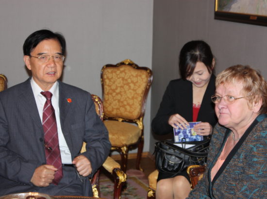Riigkogu esimees Ene Ergma kohtus Hiina Rahvakongressi rahandus- ja majanduskomisjoni delegatsiooniga